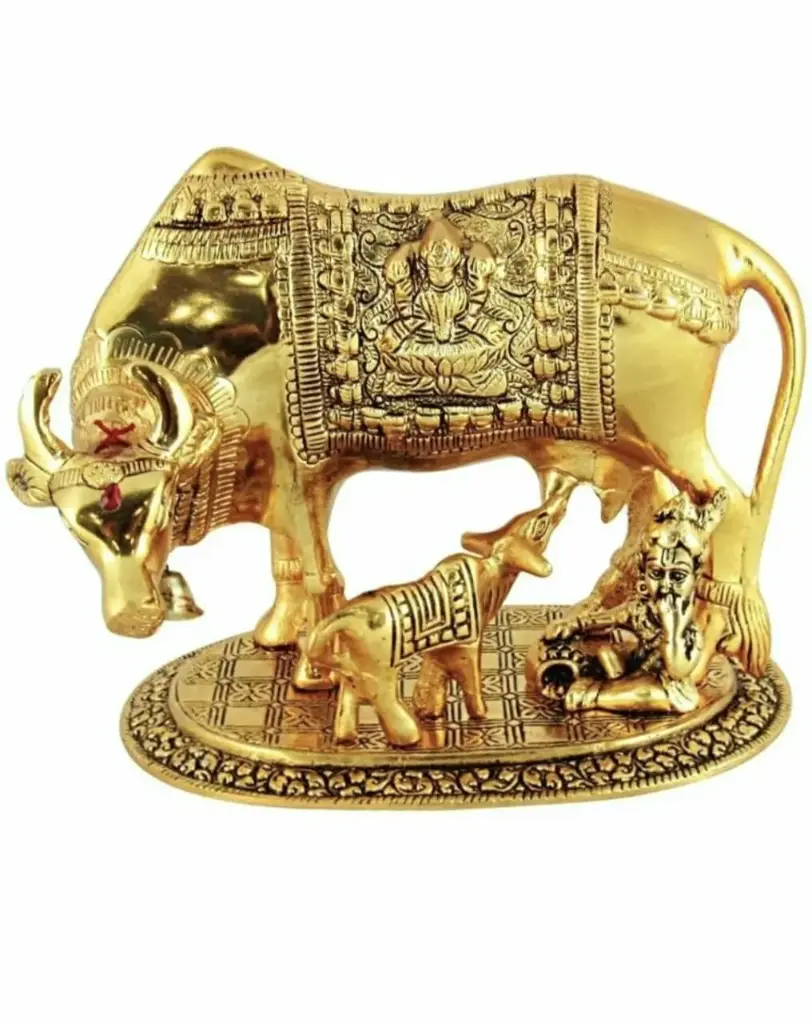 गाय ओर बछड़ा ( सुख समृद्धि ओर मनोकामना की पूर्ति करने वाली )